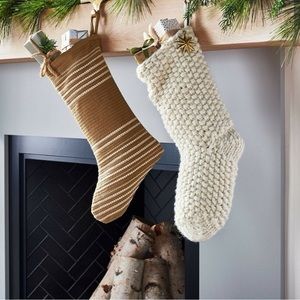 Studio McGee Threshold Chinky Knit Christmas Stocking - Set of 3
